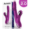 ACTION Vibro Rabbit Up & Down 10 x 3.5cm Violet